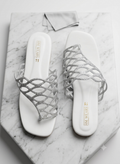 WHITE FANCY WOMEN CHAPPAL  HM-101