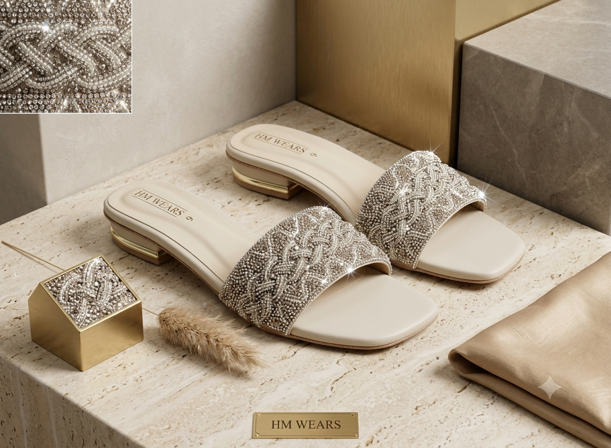 GOLDEN FANCY WOMEN SLIPPER   HM-108