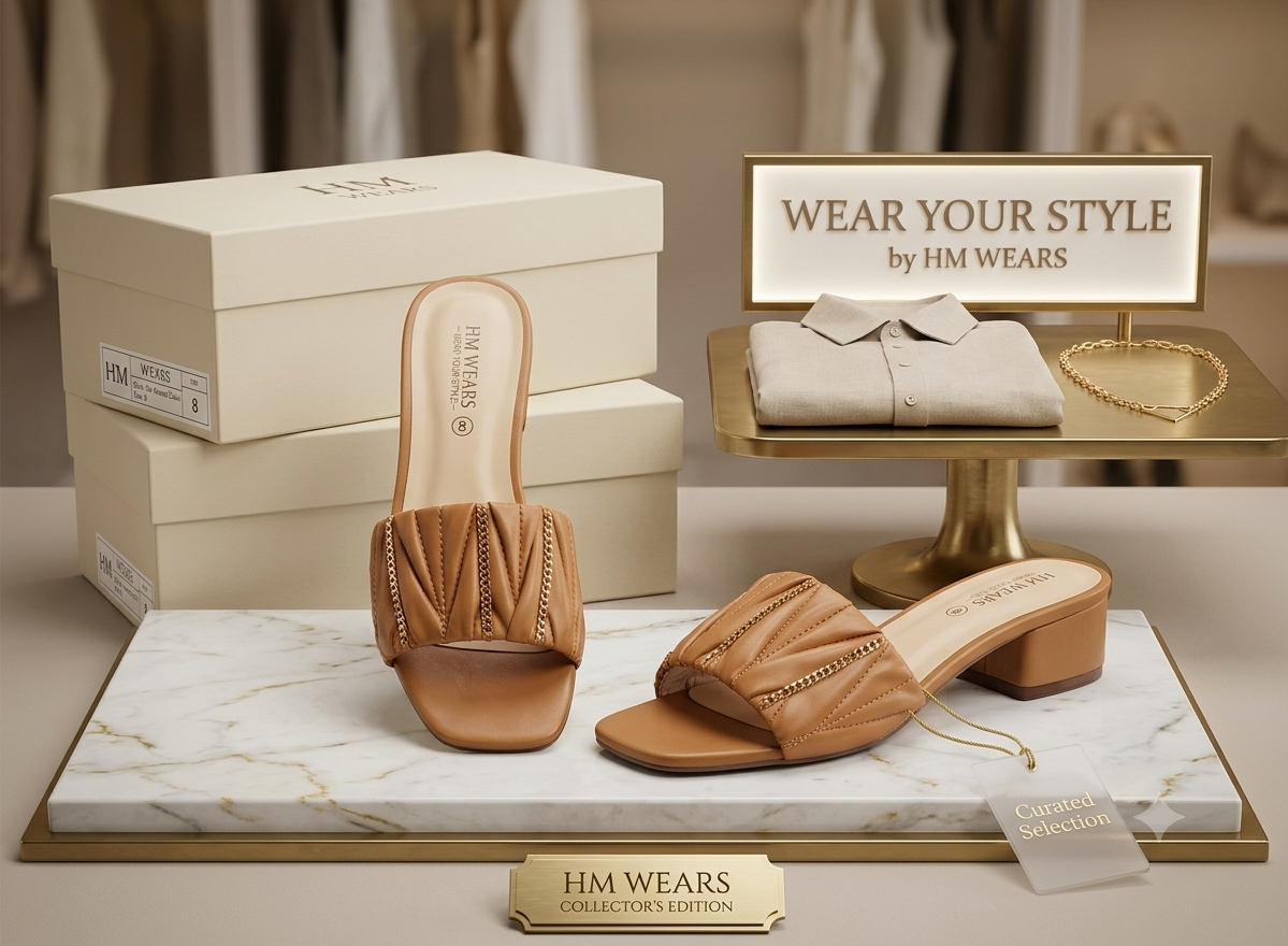 MUSTARD FORMAL SLIPPERS FOR LADIES HM -112