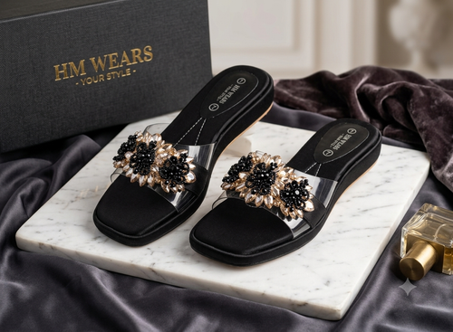 BLACK CASUAL SOFTY FOR WOMEN HM-113