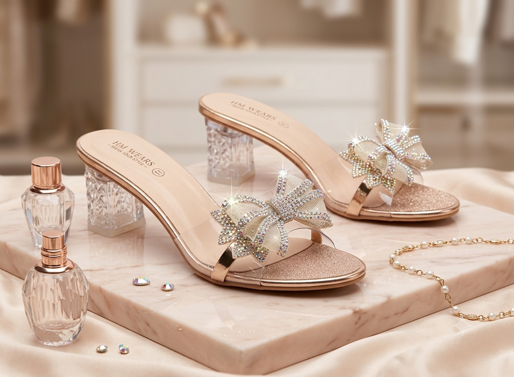GOLDEN FANCY HEEL LADIES HM-120