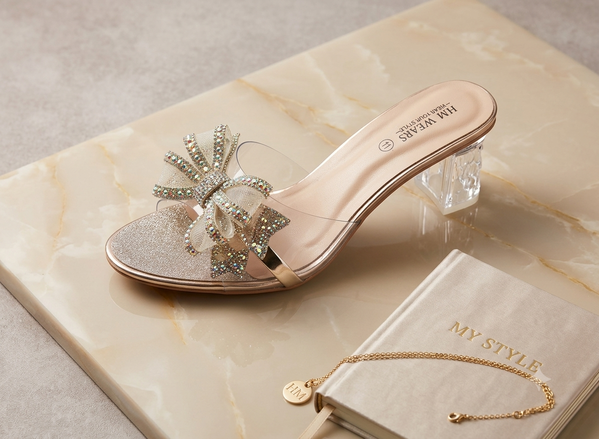 GOLDEN FANCY HEEL LADIES HM-120