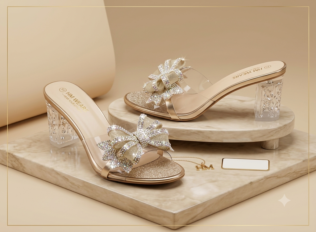 GOLDEN FANCY HEEL LADIES HM-120