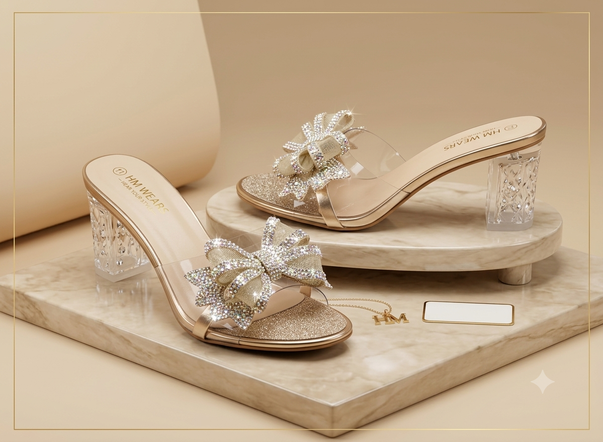 GOLDEN FANCY HEEL LADIES HM-120