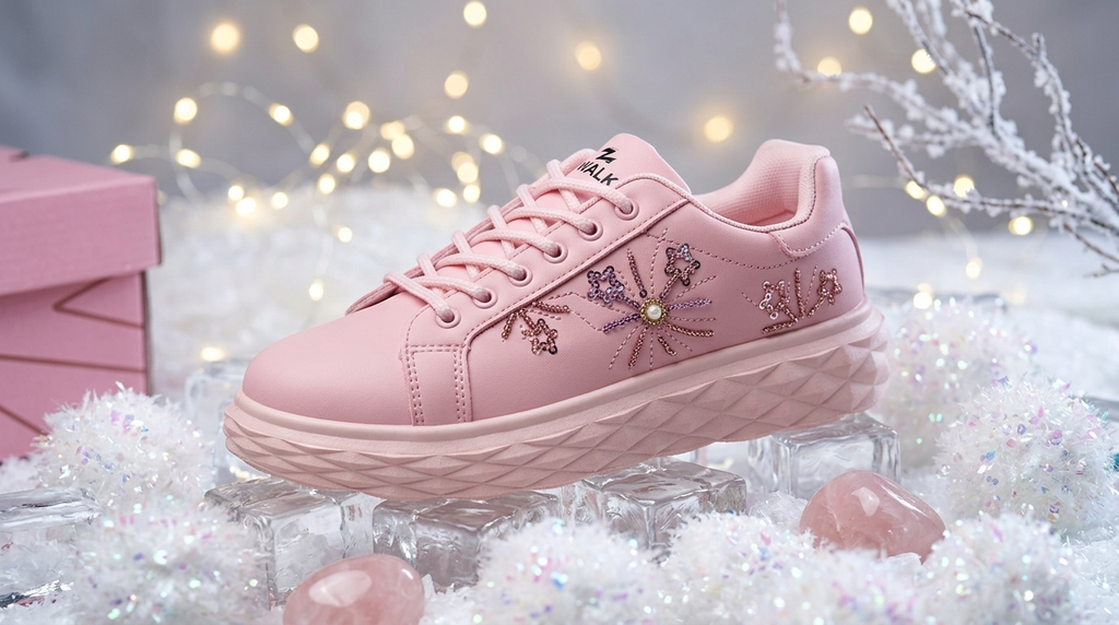 PINK CASUAL LADIES' SNEAKER HWY-510