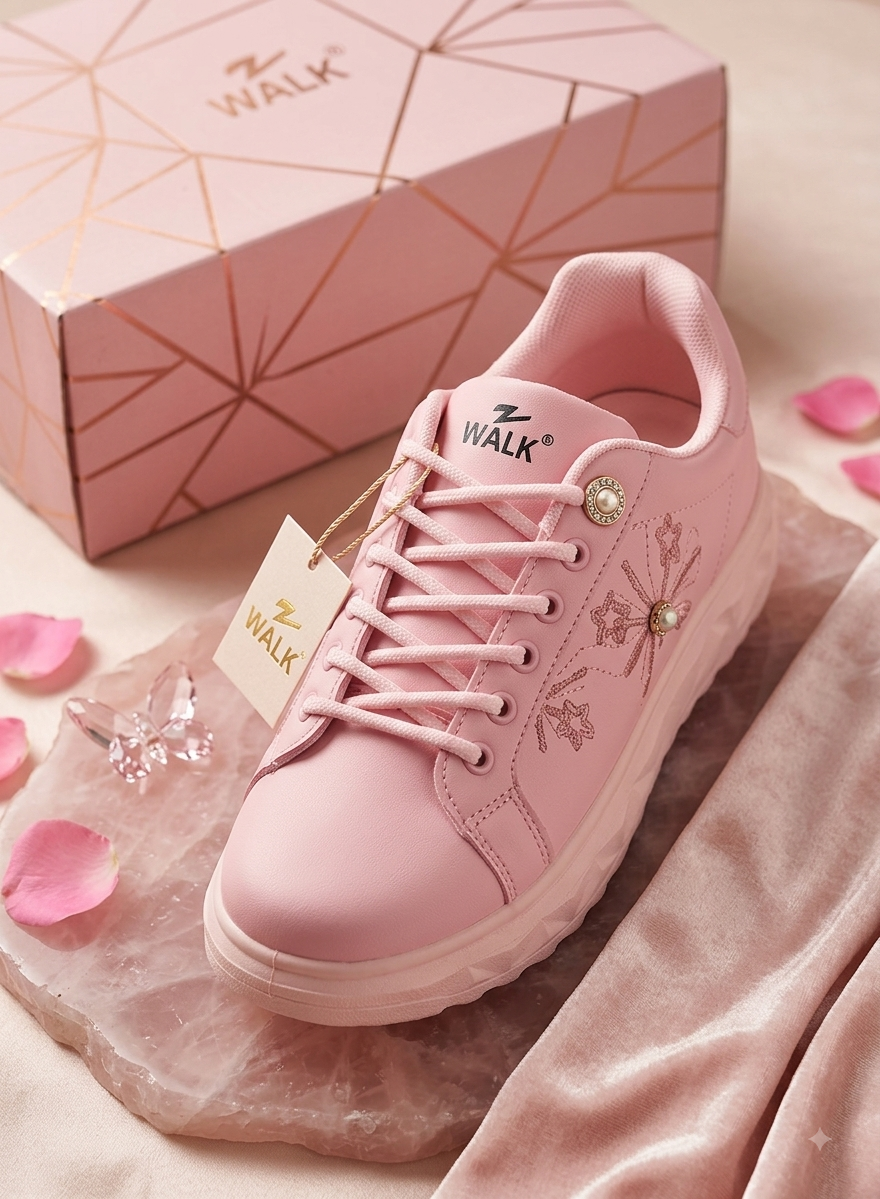 PINK CASUAL LADIES' SNEAKER HWY-510