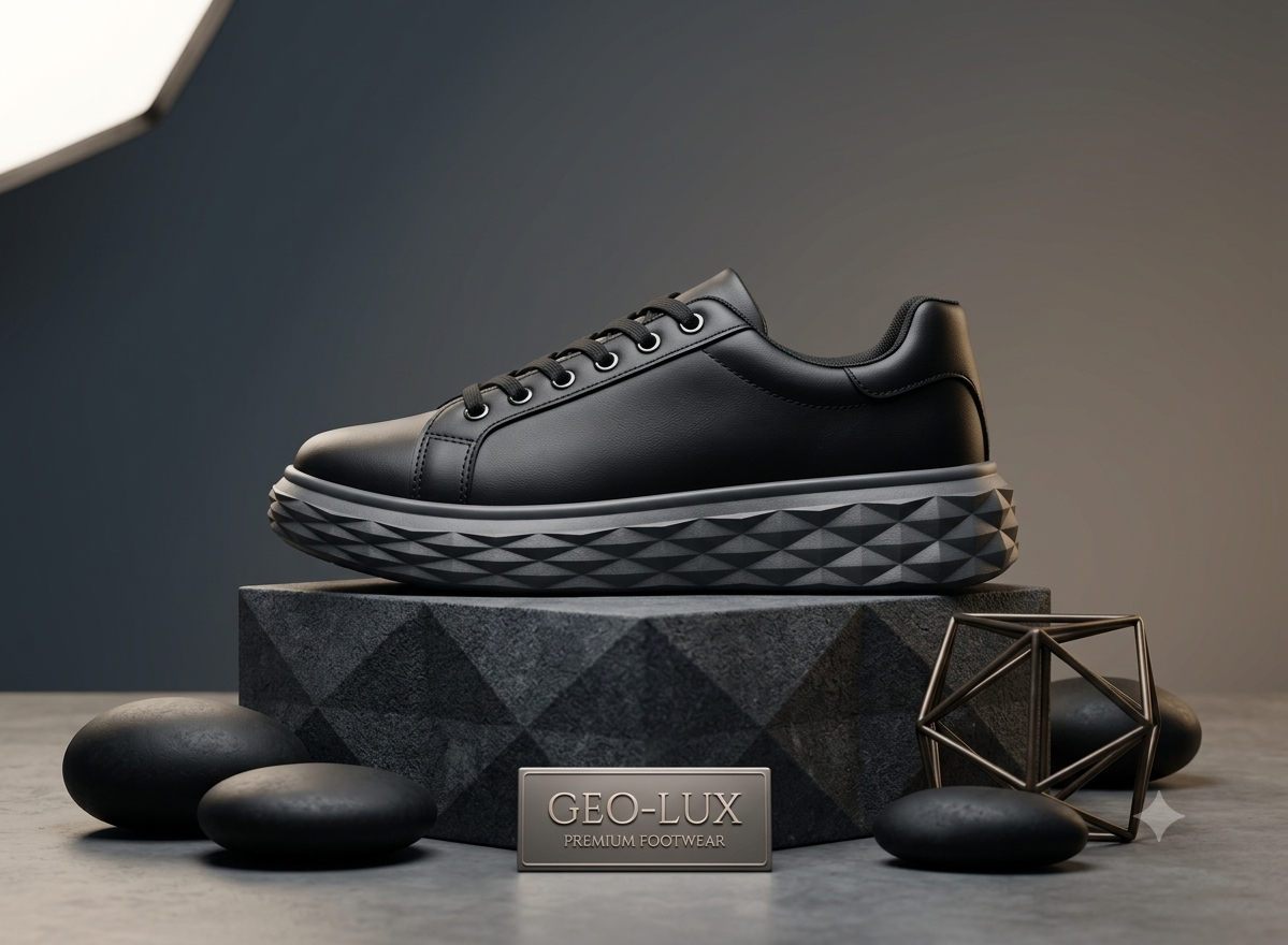BLACK CASUAL LADIES' SNEAKER   HWY-510
