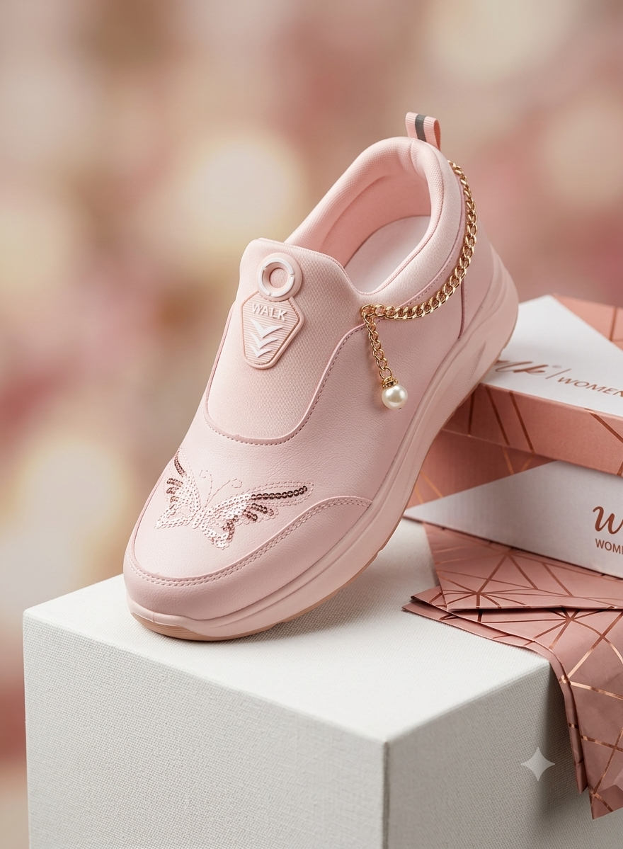 PINK SNEAKERS FOR LADIES YY-5236