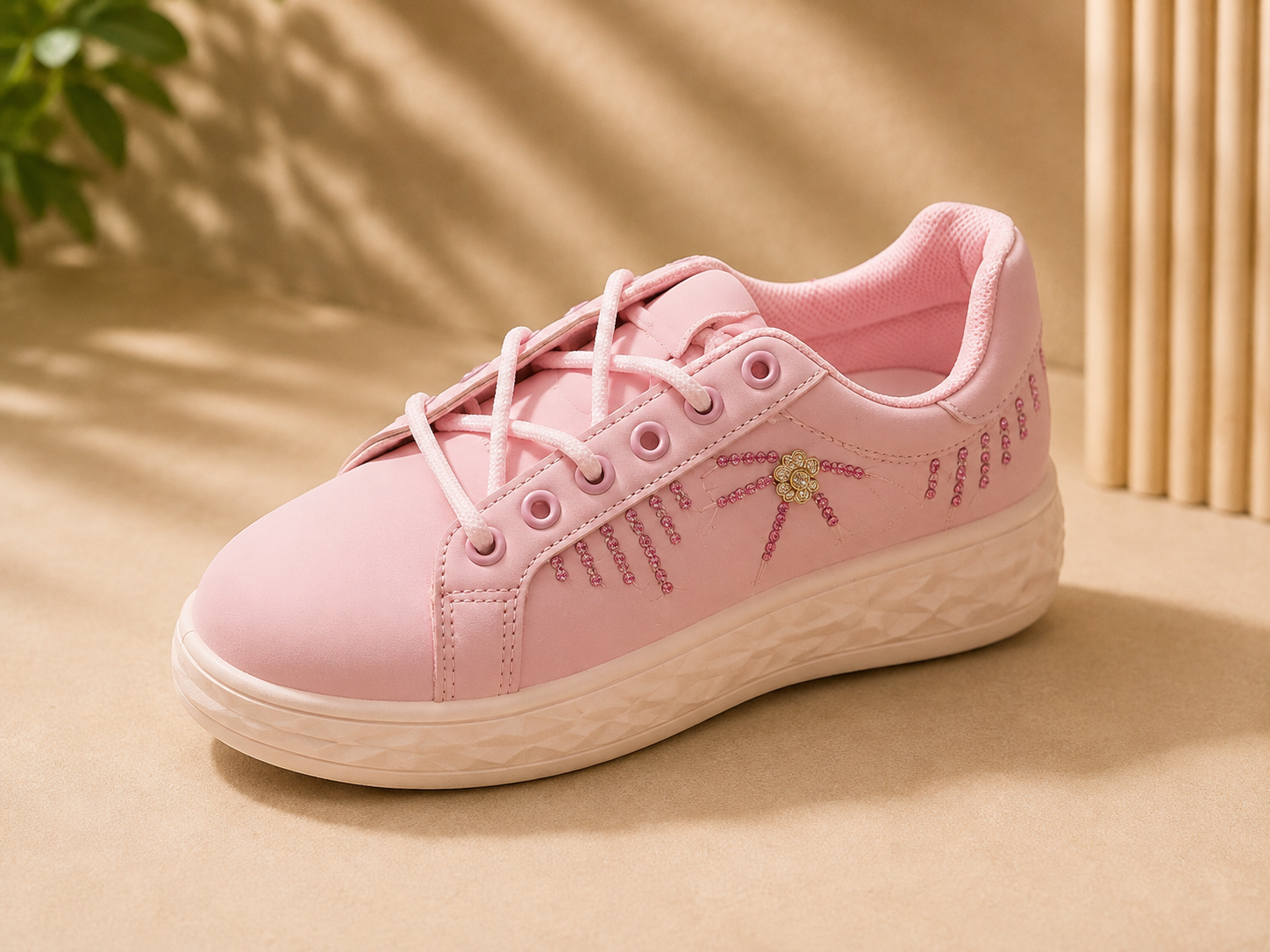 PINK SNEAKER FOR LADIES' HWY-513