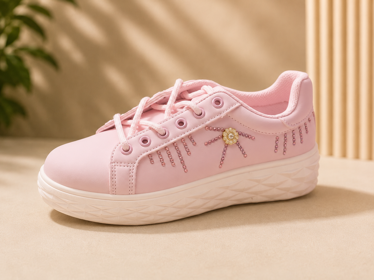 PINK SNEAKER FOR LADIES' HWY-513